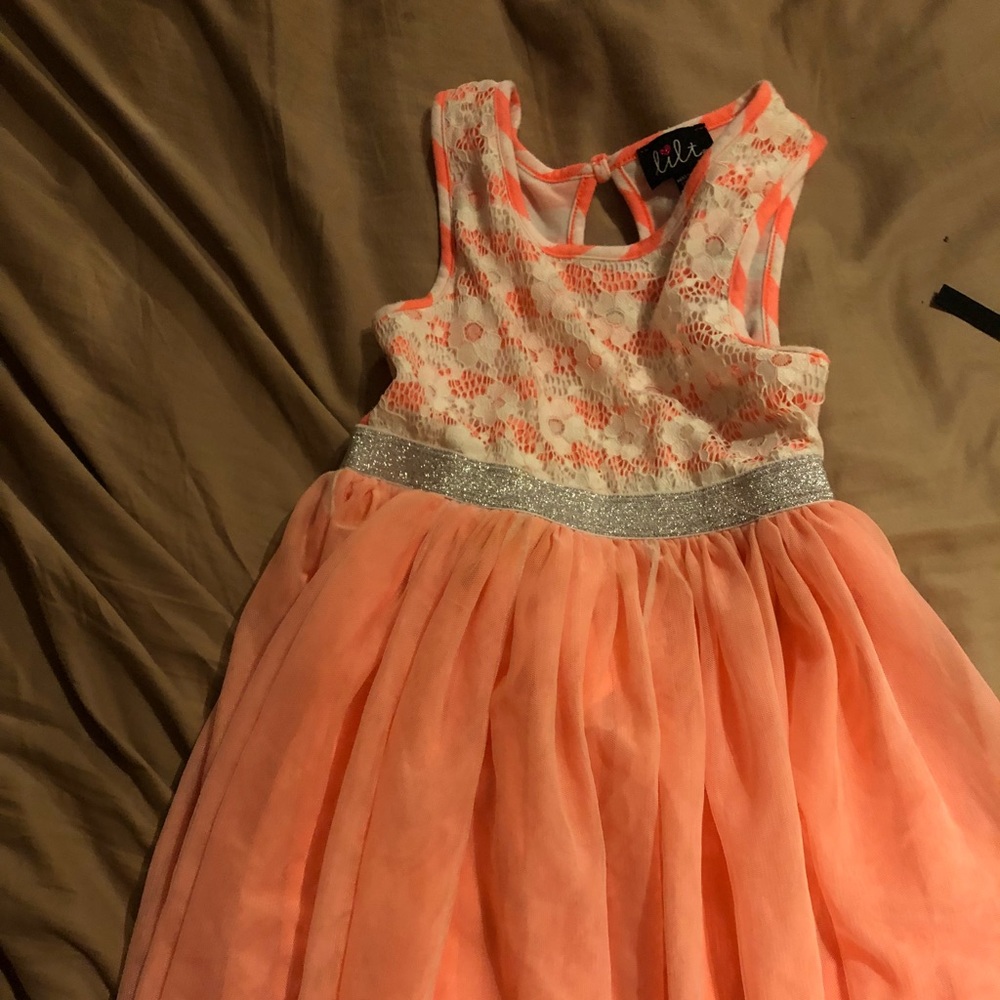 Peach dress